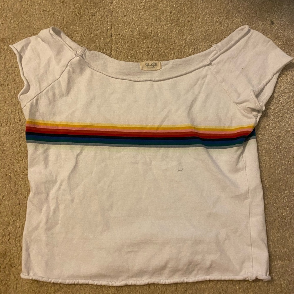 Off the Shoulder Crop Top